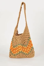 DEFACTO Women's Straw Shoulder Bag