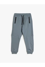 Koton Jogger Sweatpants Tied Waist Raised Cotton