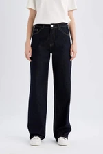 DEFACTO Afra X Straight Wide Fit High Waist Wide Leg Long Jeans