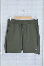 Trendyol Anthracite Regular/Normal Cut More Sustainable Contrast Piping Detail Shorts&Bermuda