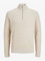 Men's Beige Sweater Jack & Jones Arthur - Men