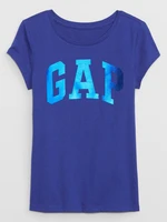 GAP Children's T-shirt with metallic logo - Girls