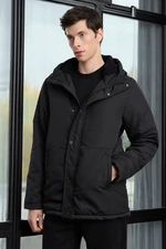 Trendyol Black Regular Fit Parka Coat