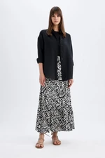 DEFACTO Patterned Viscose Maxi Skirt