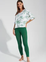 Gatta PJ3 pyjamas. S01 Alexa 3/4 S-XL green 05