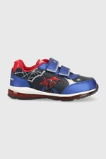 Dětské sneakers boty Geox x Marvel, Spider-Man tmavomodrá barva