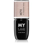 MYLAQ UV Gel Polish gelový lak na nehty odstín My Strawberry Mocha 5 ml