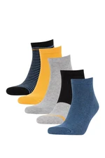 DEFACTO Men's Cotton 5-pack Short Socks