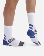 DIM SPORT CREW SOCKS MEDIUM IMPACT 2x - Men's sports socks - white - blue