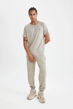 DEFACTO Fit Loose Fit Flexible Leg Pique Jogger Sweatpants