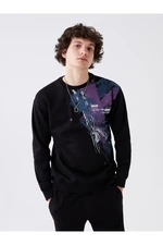 LC Waikiki Crew Neck Long Sleeve Printed Men's Sweatshirt