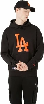 Los Angeles Dodgers MLB Seasonal Team Logo Black/Orange L Felpa