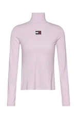 Tommy Jeans Turtleneck - TJW SLIM BADGE TURTL pink