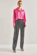 Bianco Lucci Women's Sequined Trousers