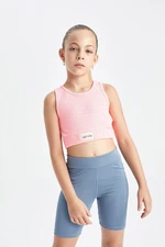 DEFACTO Girl's Crew Neck Undershirt