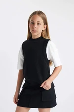 DEFACTO Girl's Crew Neck Sweater