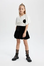 DEFACTO Girl's Velor Skirt