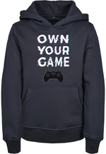 Kids Own Your Game Hoody Navy