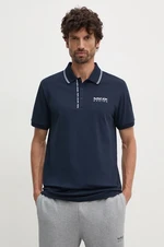 Polo tričko Red Bull Racing x Pepe Jeans pánske, tmavomodrá farba, s potlačou, RM540001