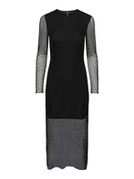 Pieces Dámské šaty PCNESH Regular Fit 17146719 Black S