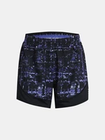 Under Armour UA W's Ch. Pro Black and Purple Women's Patterned Sports Shorts