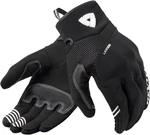 Rev'it! Gloves Endo Black/White 4XL Guantes de moto