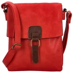 Dámská crossbody kabelka červená - Paolo bags Oresta