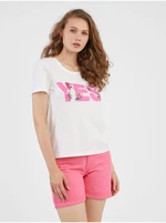 White women's T-shirt VERO MODA Uda - Women