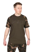 Fox tričko khaki camo outline t-shirt - l