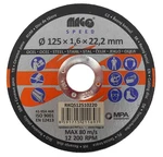 Řezný kotouč na kov 125x1,6x22mm - MAGG Speed