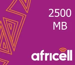 Africell 2500MB Data Mobile Top-up SL