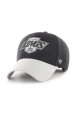 Čiapka 47 brand Nhl Vintage La Kings čierna farba, s nášivkou, HVIN-MVPTT08WBV-BKA88