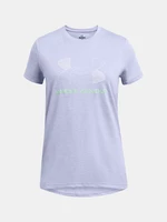 Svetlo fialové dievčenské tričko Under Armour UA Tech BL Twist SS