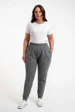 Women's long trousers Malmo - medium melange