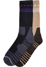 Hiking Performance Socks 2-Pack Black/Unionbeige