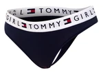 Tommy Hilfiger Woman's Thong Brief UW0UW01572 Navy Blue