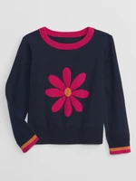 GAP Children's sweater with flower - Girls