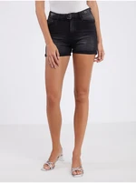 Black Women's Denim Shorts CAMAIEU - Women