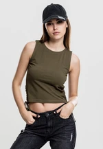 Women's lace olive top