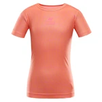 Children's quick-drying T-shirt ALPINE PRO BASIKO neon shocking orange variant pa