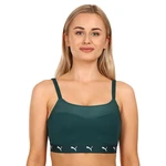 Women's sports bra Puma green