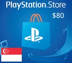 PlayStation Network Card $80 SG