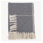 Niebieski pled Bloomingville Throw, 130x160 cm