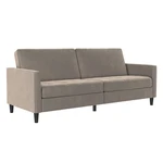 Beżowa aksamitna sofa 207 cm Presley – Støraa