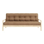 Brązowa rozkładana sofa 205 cm Knob – Karup Design