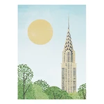 Plakat 30x40 cm Chrysler Building – Travelposter