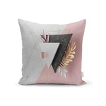 Poszewka na poduszkę Minimalist Cushion Covers BW Marble Triangles, 45x45 cm