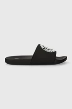 Pantofle Just Cavalli pánské, černá barva, 76QA3SZ4