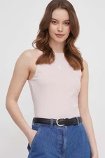 Top Calvin Klein Jeans dámský, růžová barva, J20J223107