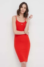 Šaty Calvin Klein Jeans červená barva, mini, J20J223059